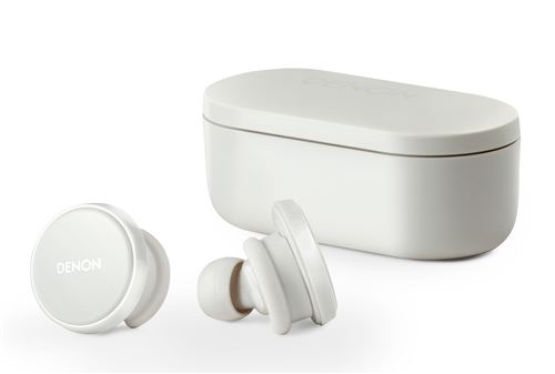Ecouteurs Intra-Auriculaires Sans Fil Bluetooth Denon Perl Avec Réduction De Bruit Blanc