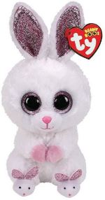 Peluche Ty Beanie Boo Slippers le lapin 15 cm