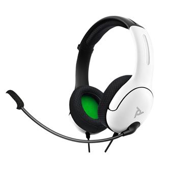 Casque gaming stéréo filaire Pdp LVL40 Blanc pour Xbox