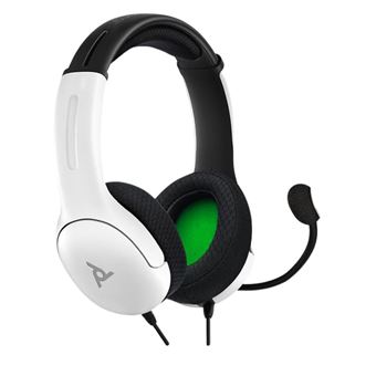 Casque gaming stéréo filaire Pdp LVL40 Blanc pour Xbox