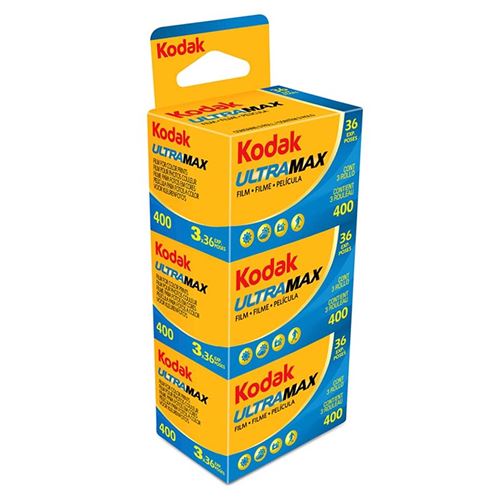 Pack De 3 Films Couleur 35Mm Kodak Ultramax 400Iso 135 24 Poses