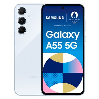 Smartphone Samsung Galaxy A55 6,6" 5G Nano SIM 128 Go Bleu - 1