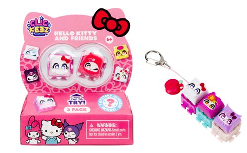 Pack 3 Figurines Goliath Clickeez Hello Kitty and Friends