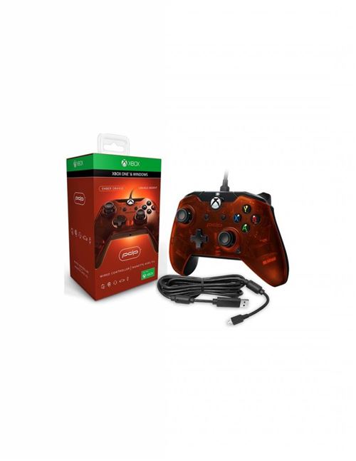 PDP Mannette Xbox One filaire  Orange 
