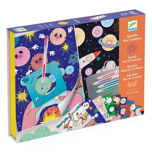 Kit Creatif Djeco Spirales Bloc 10 Themes Kit Loisir Creatif Achat Prix Fnac