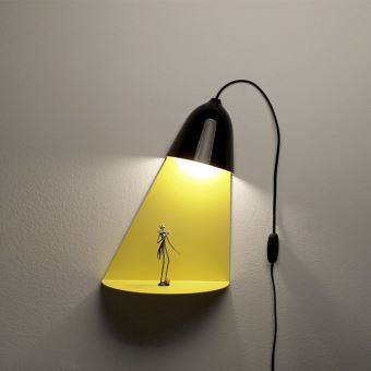 Lampe multifonction à poser ou applique murale Llsangisang Light Shelf Noir profond