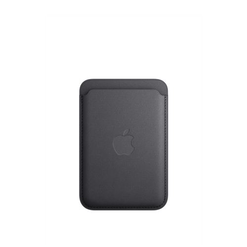 Porte-cartes en tissage fin pour iPhone avec MagSafe Noir