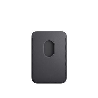 Porte-cartes en tissage fin pour iPhone avec MagSafe Noir