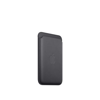 Porte-cartes en tissage fin pour iPhone avec MagSafe Noir