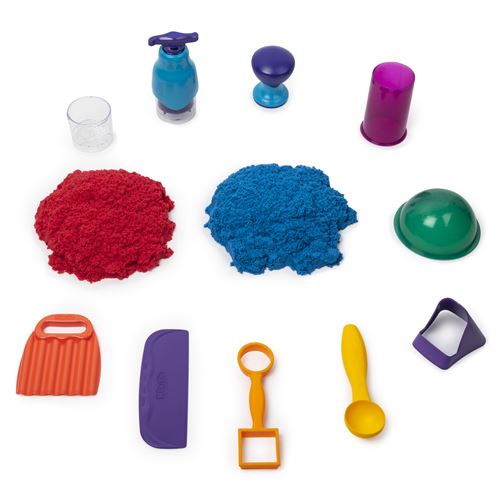 kinetic sand with 10 tools