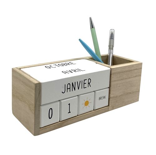 Calendrier perpétuel Le Studio Pot à crayons