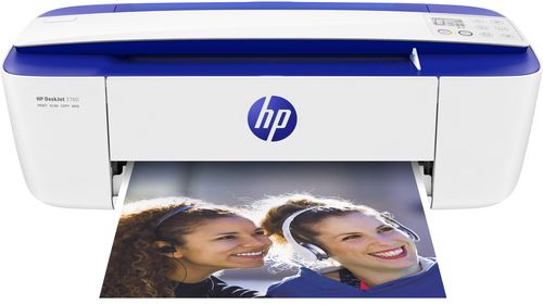 Imprimante multifonction Tout-en-un HP Deskjet 3760 Blanc et bleu Eligible