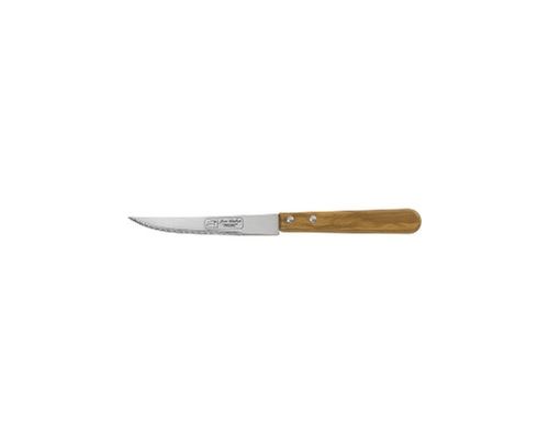 Couteau à steak tradition manche en bois - Jean Dubost - Marron - Inox