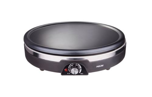Proline Creperos 1350W Zwart en Zilver