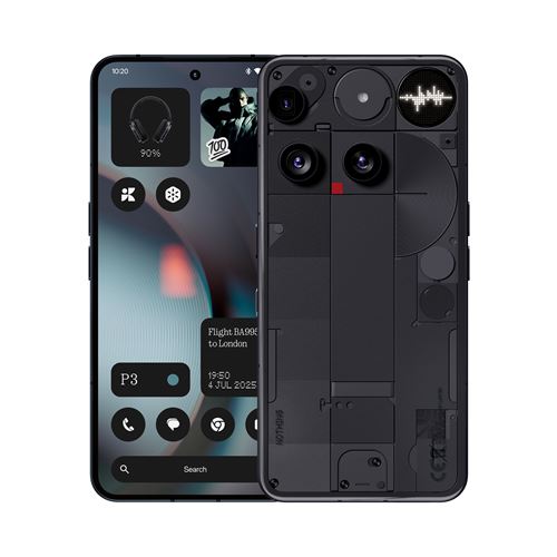 Smartphone Nothing Phone 3 6,67 5G Nano SIM 512 Go Noir