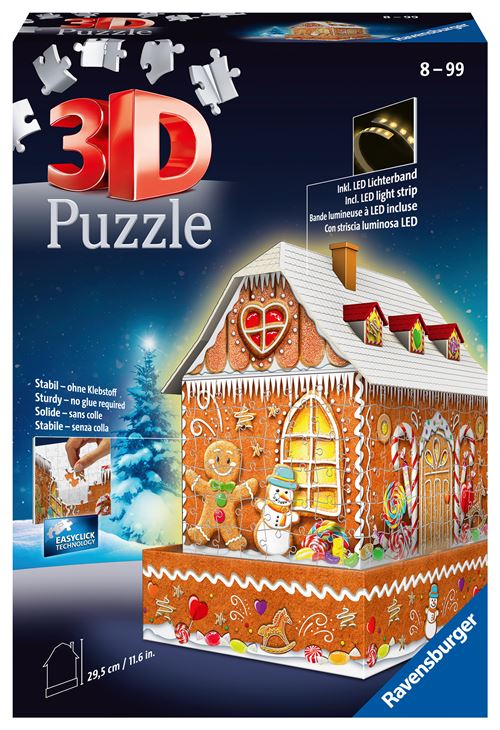 Puzzle 3D Ravensburger Maison De Noël En Pain D'Épices
