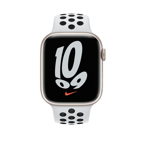 Bracelet Sport Nike Platine pur 45 mm - S/M - Apple (FR)