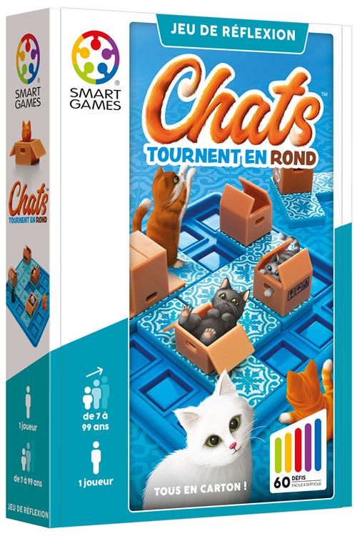 Casse tête Smartgames Chats tournent en rond