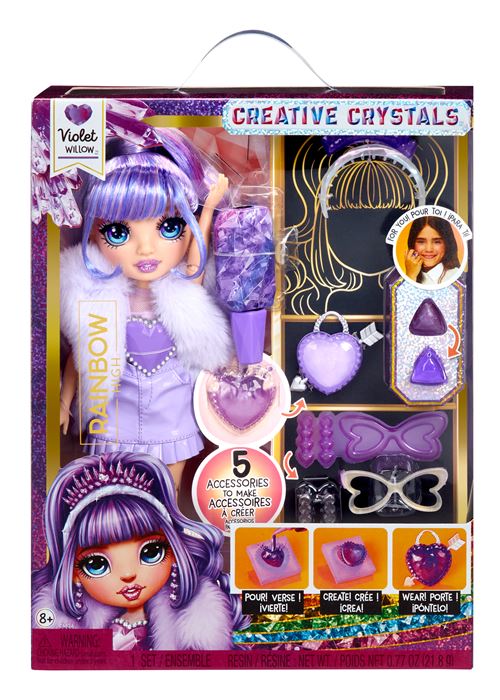 Crystal Fashion Doll La Boite Rainbow High - vue 4