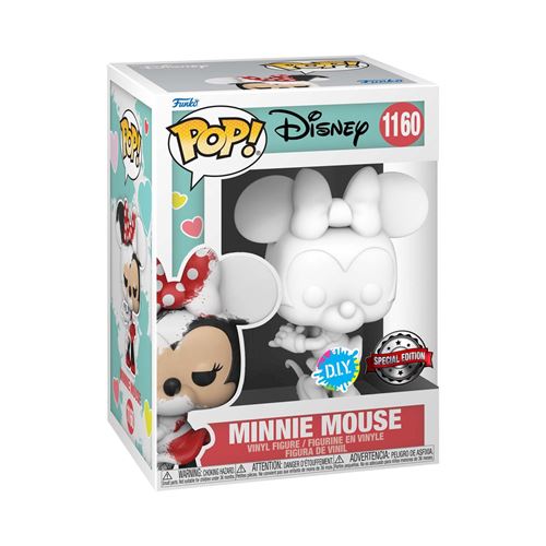 Figurine Funko Pop Disney Valentine Minnie Mouse Avant-première FNAC