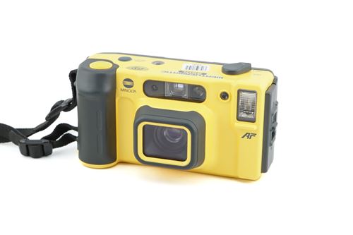 Appareil photo argentique Minolta Weathermatic 35DL Jaune Reconditionné