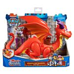 Figurines Pat Patrouille Sparks Le dragon et Claw Rescue Knights