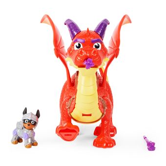 Figurines Pat Patrouille Sparks Le dragon et Claw Rescue Knights