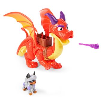 Figurines Pat Patrouille Sparks Le dragon et Claw Rescue Knights