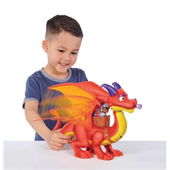 Figurines Pat Patrouille Sparks Le dragon et Claw Rescue Knights