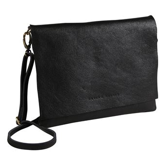 Flying Spi poch a rabat cuir Noir 23,5x2x18 zip