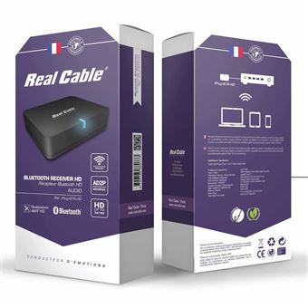 Récepteur Bluetooth Real Cable iPlug BTR-HD Noir