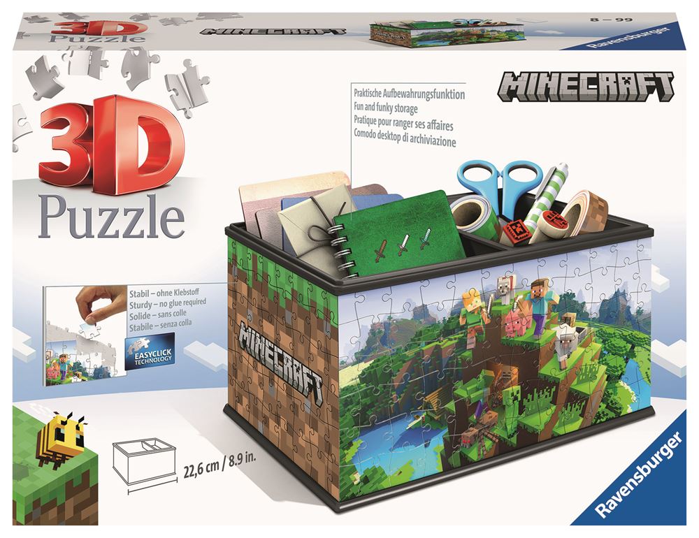 Ravensburger Puzzle 3D Colisée Lumineux - 216 Pièces Sans Colle, Socle LED Multicolore, Lampe Déco Monument Histoire Dès 10 Ans
