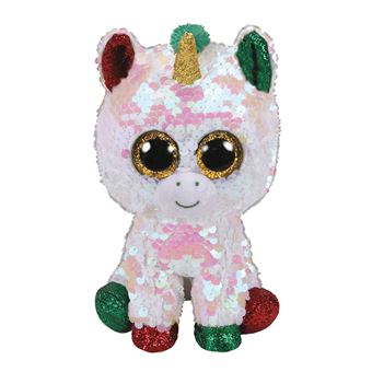 Peluche TY Flippables Taille S Stardust La licorne