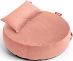 Pouf d'intérieur et coussin en velours Fatboy Pupillow Pearl Blush