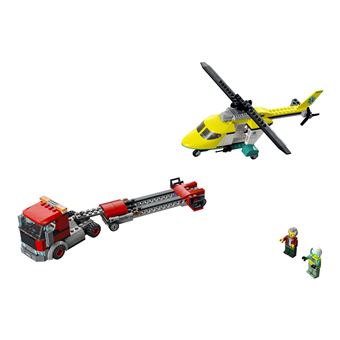LEGO® City 60343 Le transport de l’hélicoptère de secours