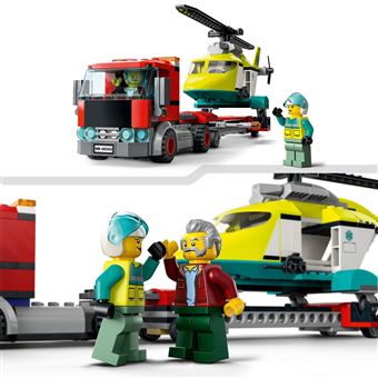 LEGO® City 60343 Le transport de l’hélicoptère de secours