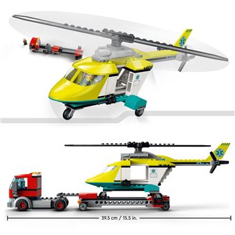 LEGO® City 60343 Le transport de l’hélicoptère de secours