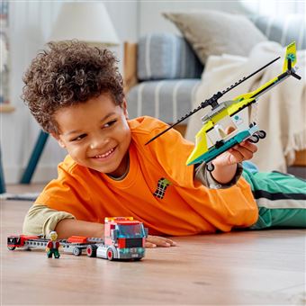 LEGO® City 60343 Le transport de l’hélicoptère de secours