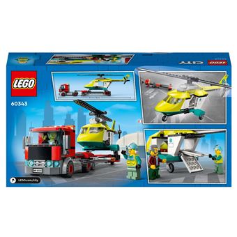 LEGO® City 60343 Le transport de l’hélicoptère de secours