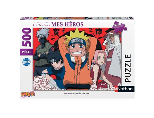 Puzzle 500 Pièces Nathan Les aventures de Naruto