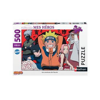 Puzzle 500 Pièces Nathan Les aventures de Naruto