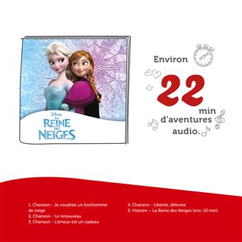 Figurine Tonies Disney La Reine Des Neiges pour Conteuse Toniebox