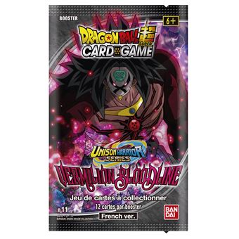 Jeu de cartes Bandai Dragon Ball Z JCC Pack Unison Warrior 2 Modèle aléatoire