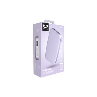 Batterie externe Fresh'N Rebel 18000 mAh - Charge Ultra Rapide 20W - Lilas