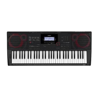 Clavier Casio CT-X3000 61 touches dynamiques 800 sons Noir et Rouge