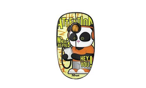 Souris sans fil silencieuse Trust Jaune et Noir