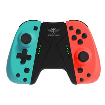 Manettes Spirit Of Gamer My-Joy Plus pour Nintendo Switch Vert et rouge