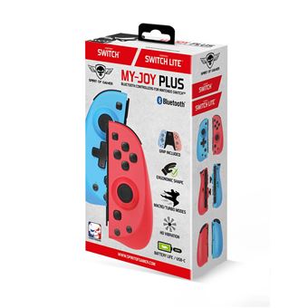 Manettes Spirit Of Gamer My-Joy Plus pour Nintendo Switch Vert et rouge