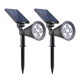 Pack de 2 Spots lumineux solaire Lumisky Spiky W34 LED Blanc froid 34 cm -  Luminaires extérieur à la Fnac