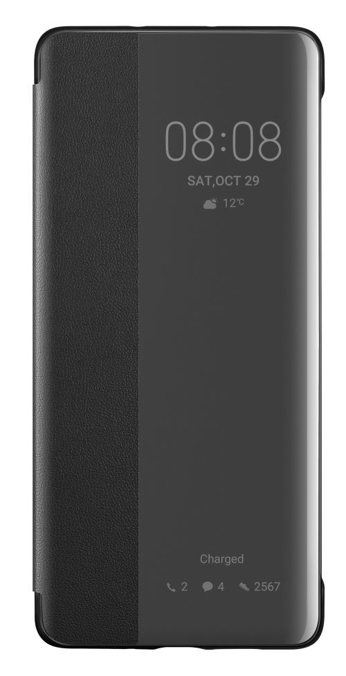 Etui folio Huawei Smart View Flip Cover Noir pour P30 Pro